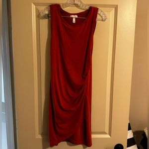 Burnt orange dress